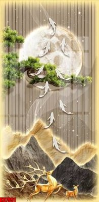 Chi tiết file tranh tráng gương File tranh in décor tranh treo tường tổng hợp KD7991 (ảnh gốc)