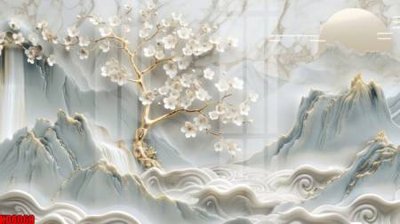 Tải file File tranh in décor tranh treo tường tổng hợp KD8068 (ảnh gốc) in tranh kính