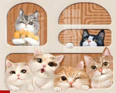 File gốc File tranh in décor tranh treo tường tổng hợp KD8083 (chuẩn CMYK) cho nhà in