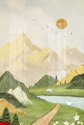 Tải file File tranh in décor tranh treo tường tổng hợp KD8275 (gốc) chủ đề phong thủy