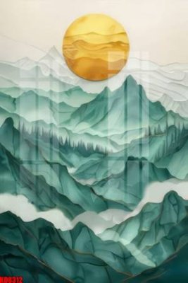 Download file gốc File tranh in décor tranh treo tường tổng hợp KD8312 (in mica) trang trí