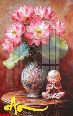 File gốc File tranh in décor tranh treo tường tổng hợp KD8355 (in tráng gương) nghệ thuật