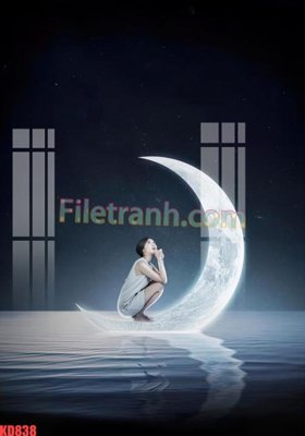 Hình ảnh file gốc File gốc in tranh nền tường tổng hợp KD838 cho in UV