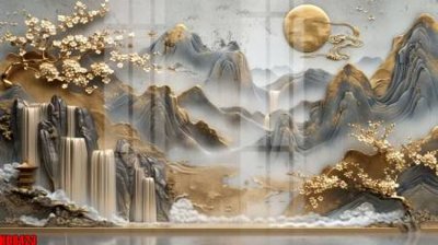 Tải file File tranh in décor tranh treo tường tổng hợp KD8423 (gốc) làm tranh treo tường