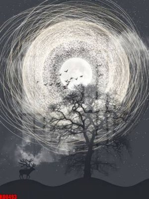 File tranh File tranh in décor tranh treo tường tổng hợp KD8493 (gốc) phong cách tối giản