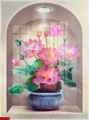 File gốc File tranh in décor tranh treo tường tổng hợp KD8591 (cho in ấn) từ kho Filetranh