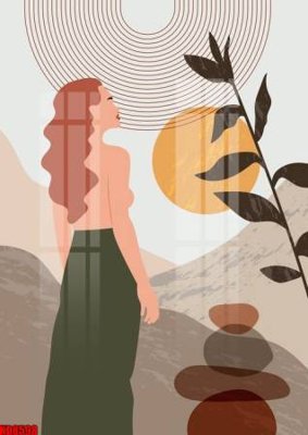 Ảnh gốc File tranh in décor tranh treo tường tổng hợp KD8598 (nét căng) in mica