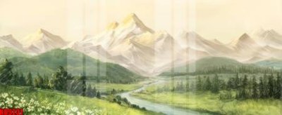 File gốc File tranh in décor tranh treo tường tổng hợp KD9231 (in lụa) tranh mã đáo