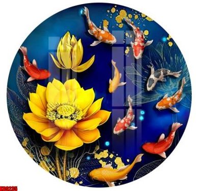 File gốc File tranh in décor tranh treo tường tổng hợp KD9235 (in tráng gương) sang trọng