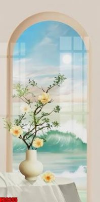 File gốc in tráng gương File tranh in décor tranh treo tường tổng hợp KD9395 chi tiết