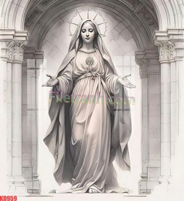 File tranh gốc File gốc in tranh nền tường tổng hợp KD959 (bản quyền) độc đáo