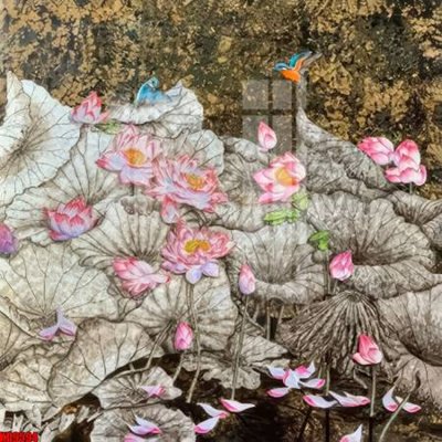 File tranh File tranh in décor tranh treo tường tổng hợp KD9594 (bản gốc) in lụa 3D