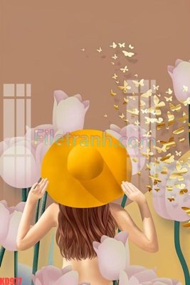 File in lụa File gốc in tranh nền tường tổng hợp KD977 (tân cổ điển) File gốc in tranh nền tường tổng hợp KD977