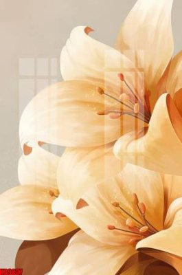 File gốc File tranh in décor tranh treo tường tổng hợp KD9837 (in lụa) họa tiết 3D