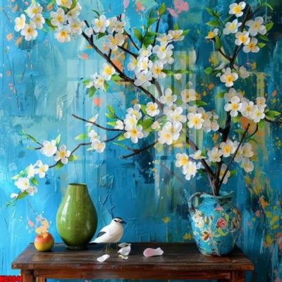 File gốc File tranh in décor tranh treo tường tổng hợp KD9841 (in lụa) chi tiết cao