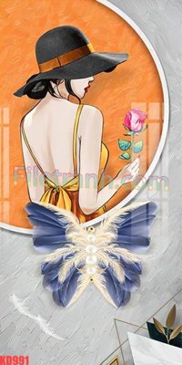 File gốc File gốc in tranh nền tường tổng hợp KD991 (in lụa) cao cấp