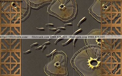 File tranh Khi quyen truu tuong 146 (bản gốc) treo phòng ăn