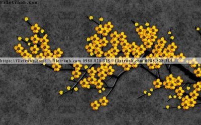 File gốc Khi quyen truu tuong 159 (in lụa) trang trí tường