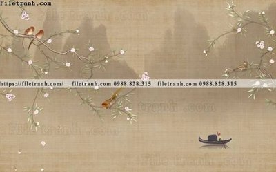 File tranh Khi quyen truu tuong 210 (bản gốc) in lụa 5D