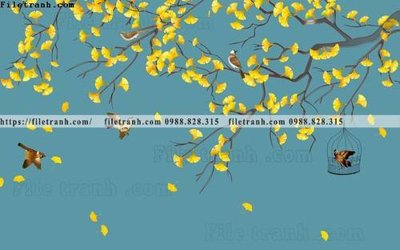 File tranh Khi quyen truu tuong 214 (bản gốc) in lụa 5D