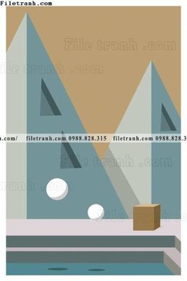 File gốc Kien truc hinh hoc Morandi 526 (in mica) cắt laser