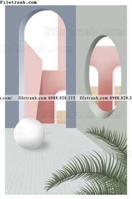 File ảnh Kien truc hinh hoc Morandi 540 (gốc) in Hiflex