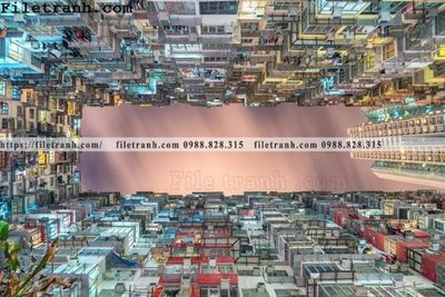 File gốc Kien truc ngang 121 (in lụa) chi tiết cao