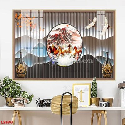 Tải file File in tranh tường giả lam sóng led LS190 (gốc) in ấn ngay lập tức