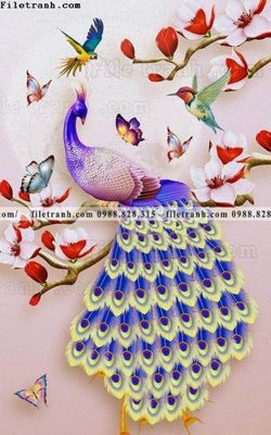 Tải file Loi vao buc tranh con cong 221 (gốc) chủ đề phong thủy