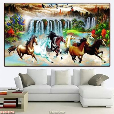 Download file gốc File mã đáo thành công MD1213 (in lụa) tranh 3D