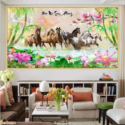 Download file gốc File mã đáo thành công MD1304 (in lụa) nghệ thuật