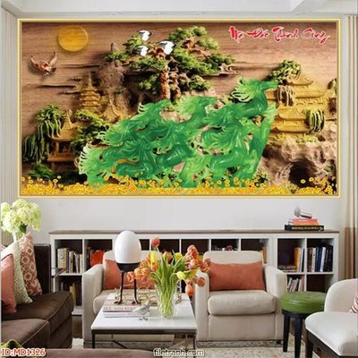 File tranh File mã đáo thành công MD1326 (ảnh gốc) chi tiết rõ ràng