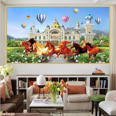 File gốc File mã đáo thành công MD1415 (in lụa) tranh thuận buồm