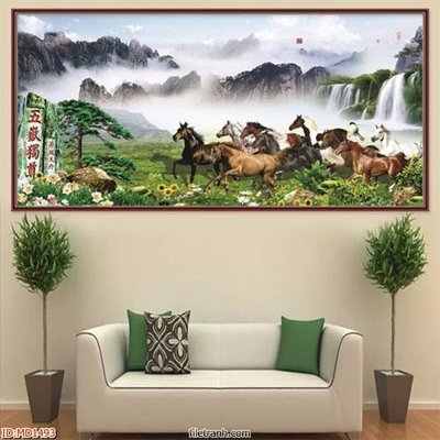 File tranh File mã đáo thành công MD1493 (file gốc) chuẩn màu in