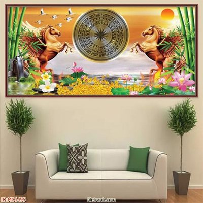 File tranh File mã đáo thành công MD1495 (gốc) chủ đề con người