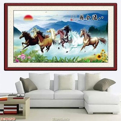 File tranh File mã đáo thành công MD1549 (file gốc) chủ đề phong thủy