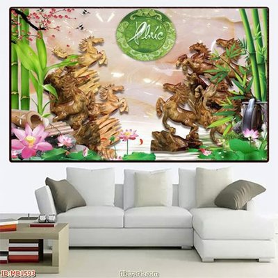 File tranh gốc File mã đáo thành công MD1593 (sắc nét từng chi tiết)