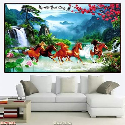 Tải file File mã đáo thành công MD1631 (PSD) cho in tranh kính