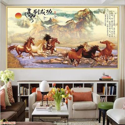 File tranh File mã đáo thành công MD1663 (gốc) phong cách tối giản