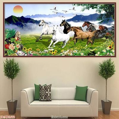 File tranh File mã đáo thành công MD1668 (file gốc) chủ đề phong thủy