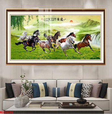 Ảnh gốc file in lụa File mã đáo thành công MD2096 chi tiết