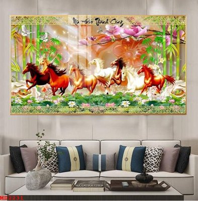 File tranh File mã đáo thành công MD2231 (bản gốc) treo phòng ăn