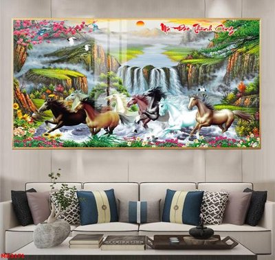 File gốc File mã đáo thành công MD3171 (in lụa) tranh mã đáo