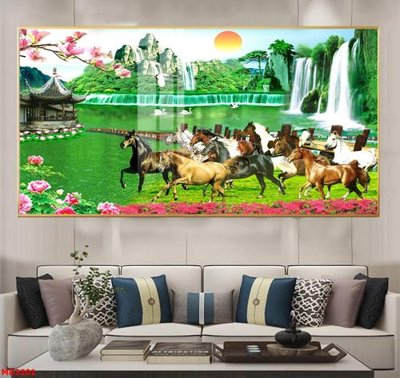 File tranh File mã đáo thành công MD3201 (bản gốc) treo tường