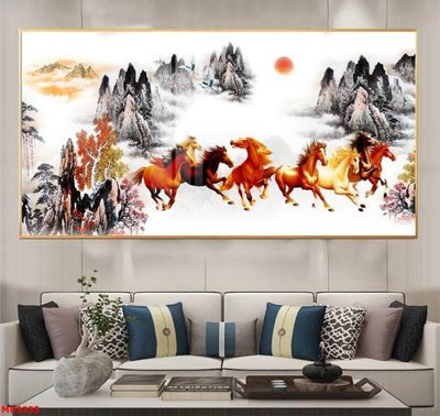 File tranh File mã đáo thành công MD3335 (file gốc) chủ đề phong thủy