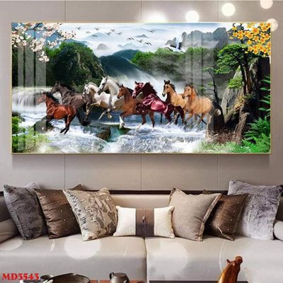 File tranh gốc File mã đáo thành công MD3543 chủ đề hiện đại