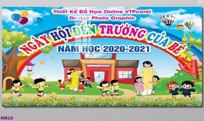 File in trần File tranh mầm non lớp học trường học MN10 (file gốc) phong thủy