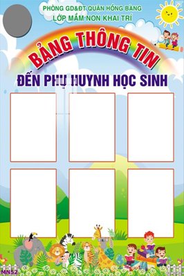 File in ấn cao cấp File tranh mầm non lớp học trường học MN52 (file gốc)