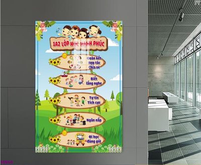 Tải về file gốc File tranh mầm non lớp học trường học MN64 (dùng cho in quảng cáo)