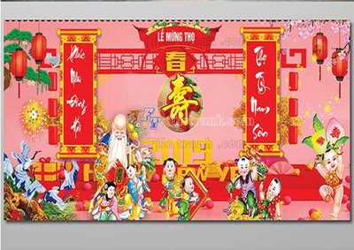 File gốc file in banner phông mừng thọ MT301 (ảnh rõ nét) để in